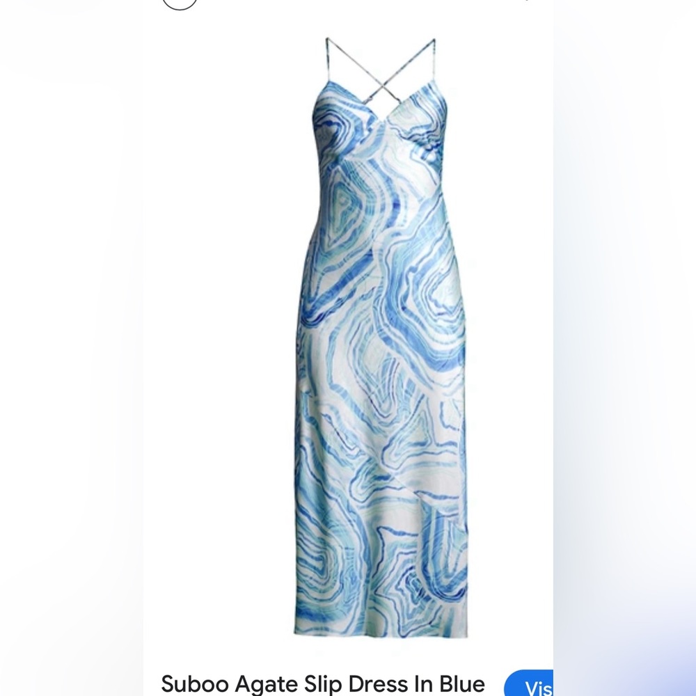 Silky slip dress, fitted & flattering